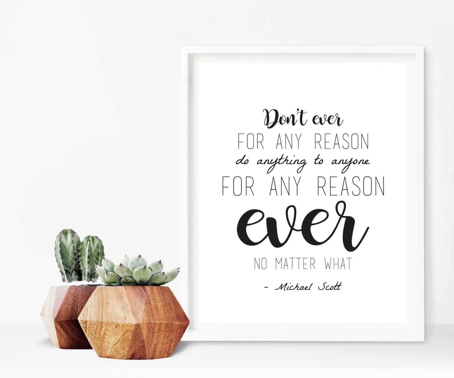 the office michael scott quote digital print