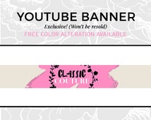 Popular items for youtube banner on Etsy