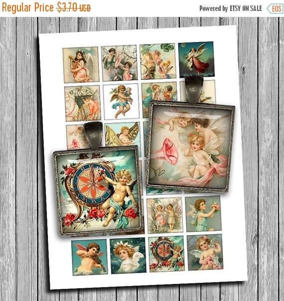 35% OFF Angels Printable Square Images 1x1