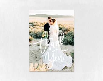 Wedding Thank you Card Template for Photographers, Wedding Photography - Photoshop Templates - Wedding Thank you Card - TK007