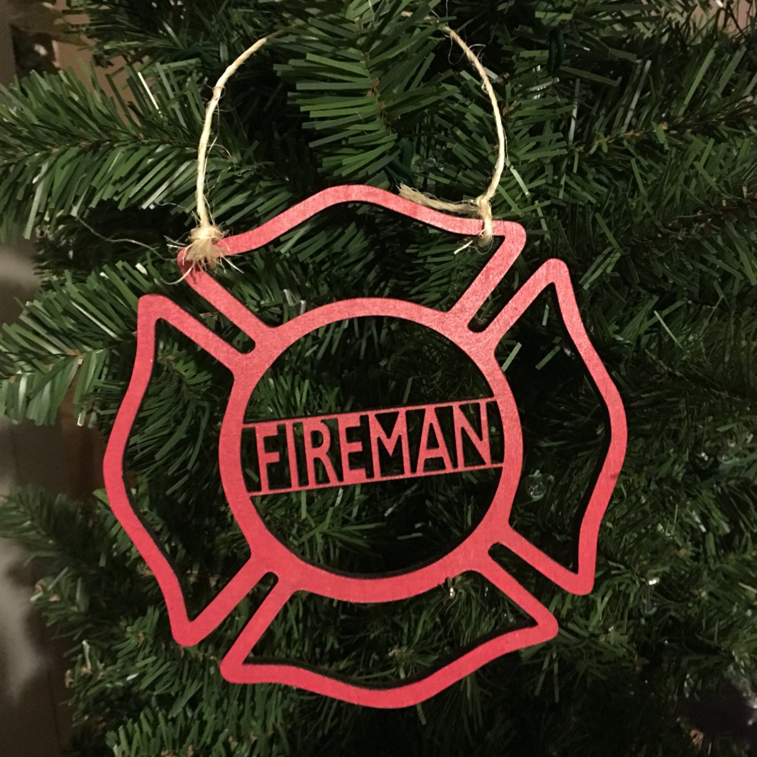Fireman ornament fireman gift