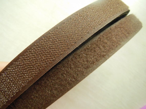 3/4'' Brown Velcro Tape Sew on Hook and Loop Tape