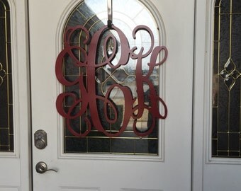 Wood Monogram Wall Decor 20 inch wooden monogram painted you pick the color wooden Wood Monogram Wall Decor 20 inch wooden monogram painted you pick the color wooden