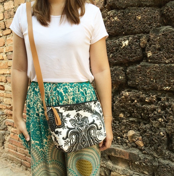 Hippie Crossbody Diaper bag Hobo Bag Sling Shoulder by BOHOPeach