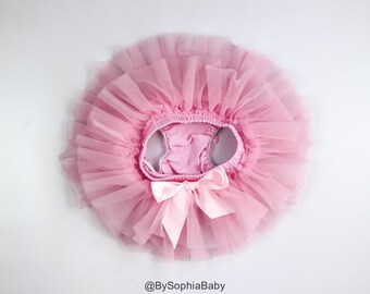 Baby Tutu Skirt, Light Pink Tutu Skirt, Baby Tutu Bloomers, Pink Baby Bloomers, Pink Diaper Cover, Baby Diaper Cover, Baby Tutu Skirt , 2121