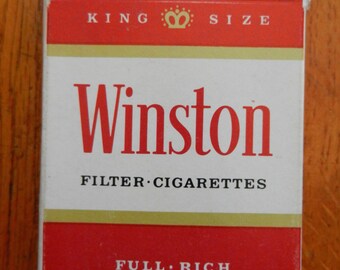 Vintage 70's Winston Cigarette Sealed Playing Card Deck