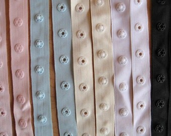 Snap Tape Polyester Ribbon Made in France, Baby Gifts Handmade, DIY