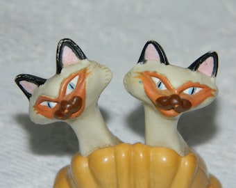 Disney Characters, vintage Siamese Cats Figurine