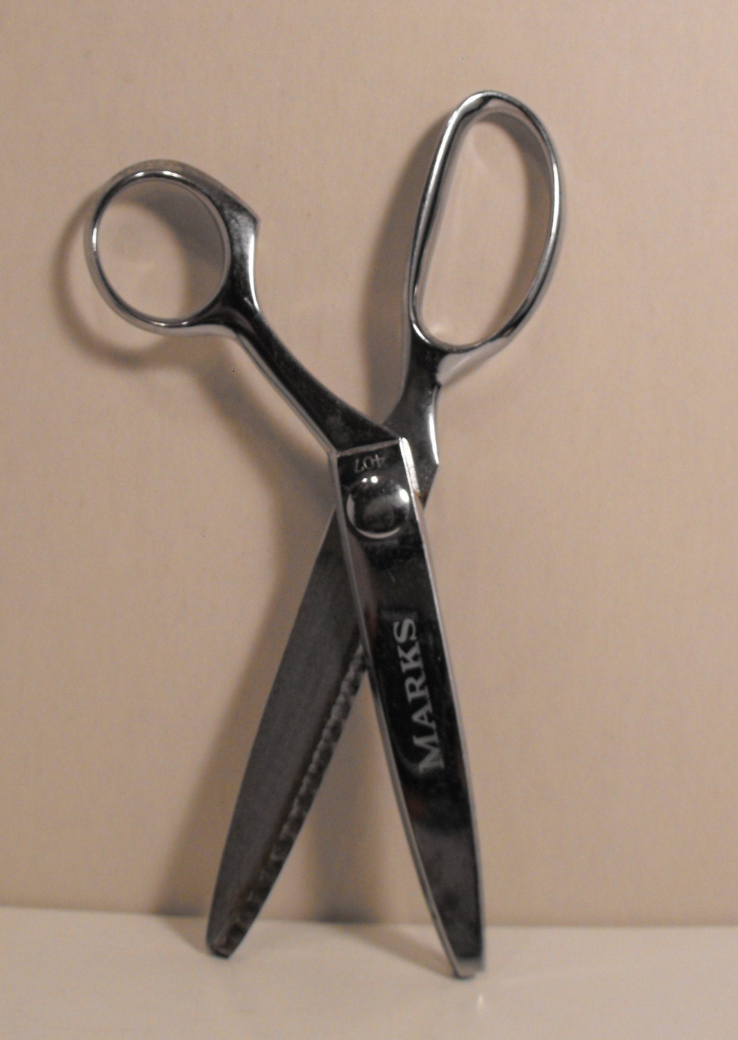 Vintage Marks Brand Stainless Pinking Scissors Made in