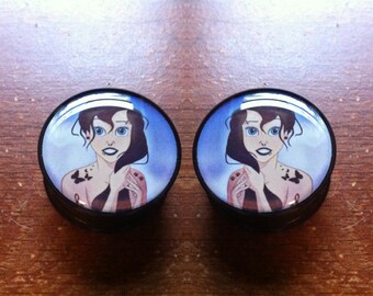Metal Ariel Plugs (Buy 2 Pairs Get 1 Free!)