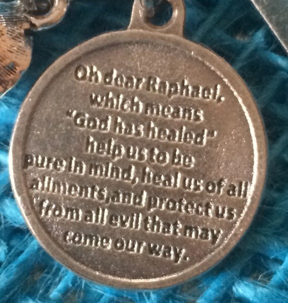 Saint charm bracelet saint bracelet Saint Raphael charm