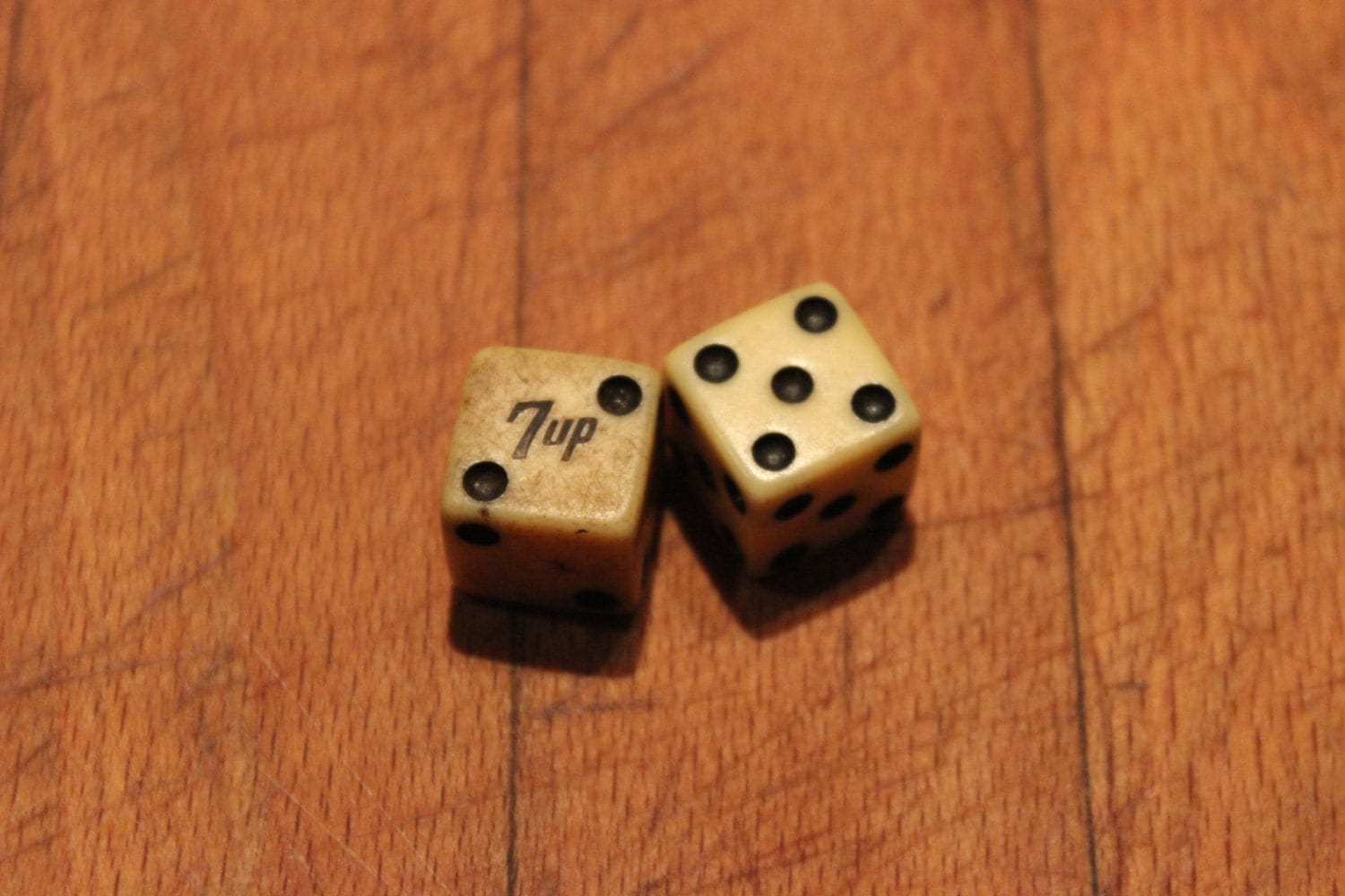 Vintage Dice 7up Dice Rolls a Seven Every Time Vintage 7up Advertising