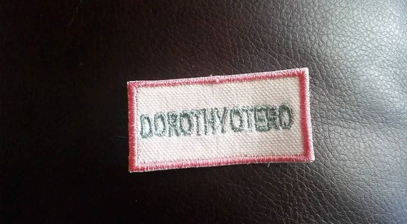 Items similar to Custom Embroidered Clothing Name Tags for Kids or ...