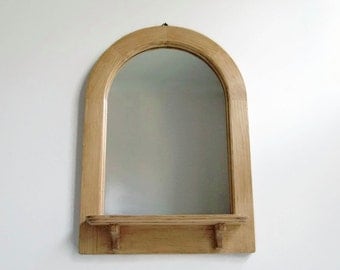 Reclaimed Wood Arched Mirror Wall Mirror Decorative Wall Reclaimed Wood Arched Mirror Wall Mirror Decorative Wall