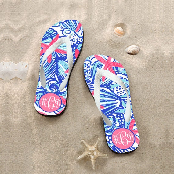 Personalized Flip Flops By Onlyonet On Etsy