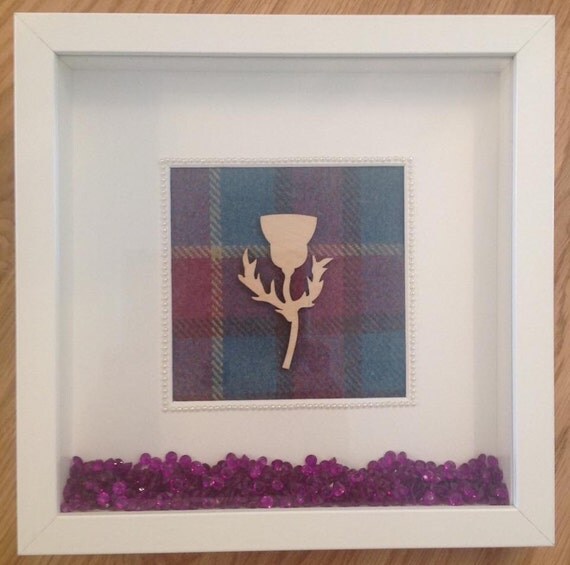Items similar to Scottish Thistle Tartan Frame on Etsy