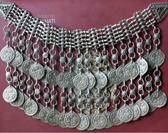 Vintage Afghan Kuchi Tribal Kashmiri Choker