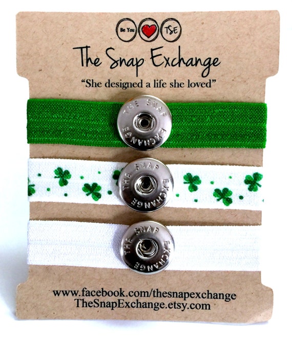 st paddys day hair ties