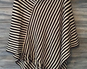 Poncho, Monogram poncho, stripe poncho, monogram sweater, monogram * free shipping *