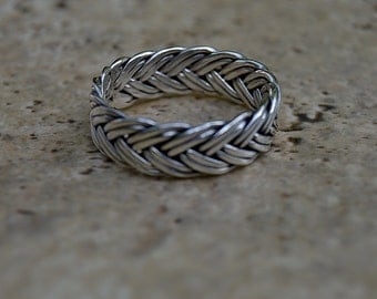 Viking rings, Braided rings,men gifts,Celtic eternity ring,Popular Asgard ring,Celtic braided knot ring.