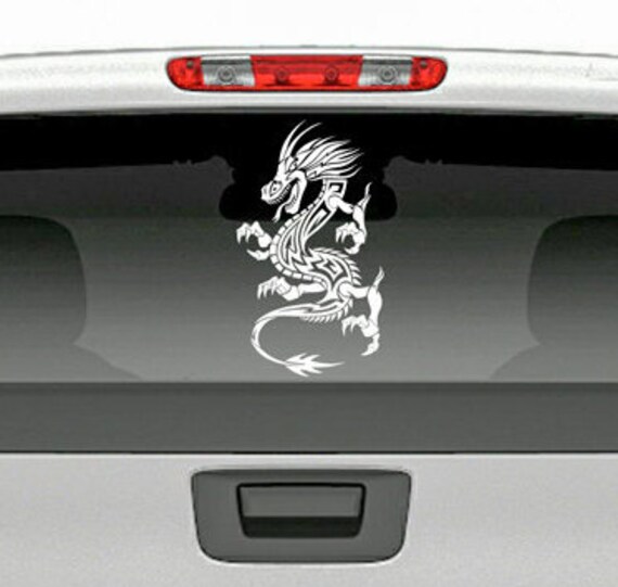 Tribal Chinese Dragon Car Decal Item 0407