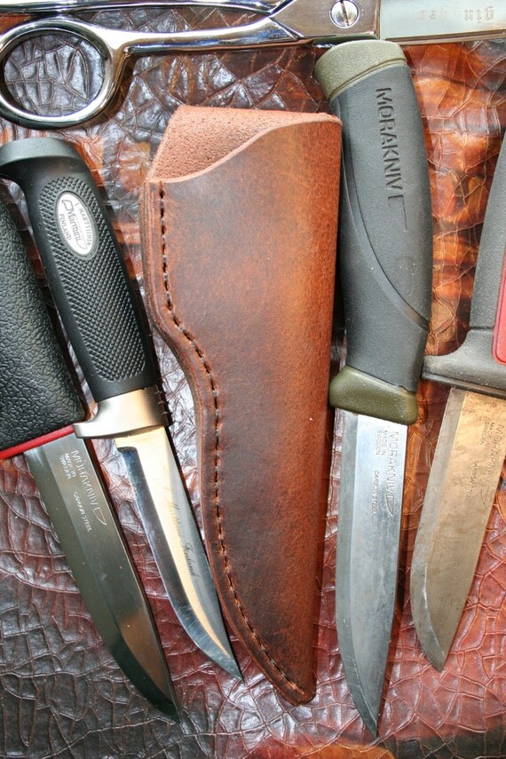 Buffalo leather knife sheath Universal by AmericanMadeUpgrades