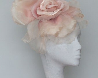 Pale Pink Fascinator Headpiece