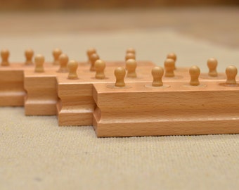 Montessori Cylinder Blocks Set