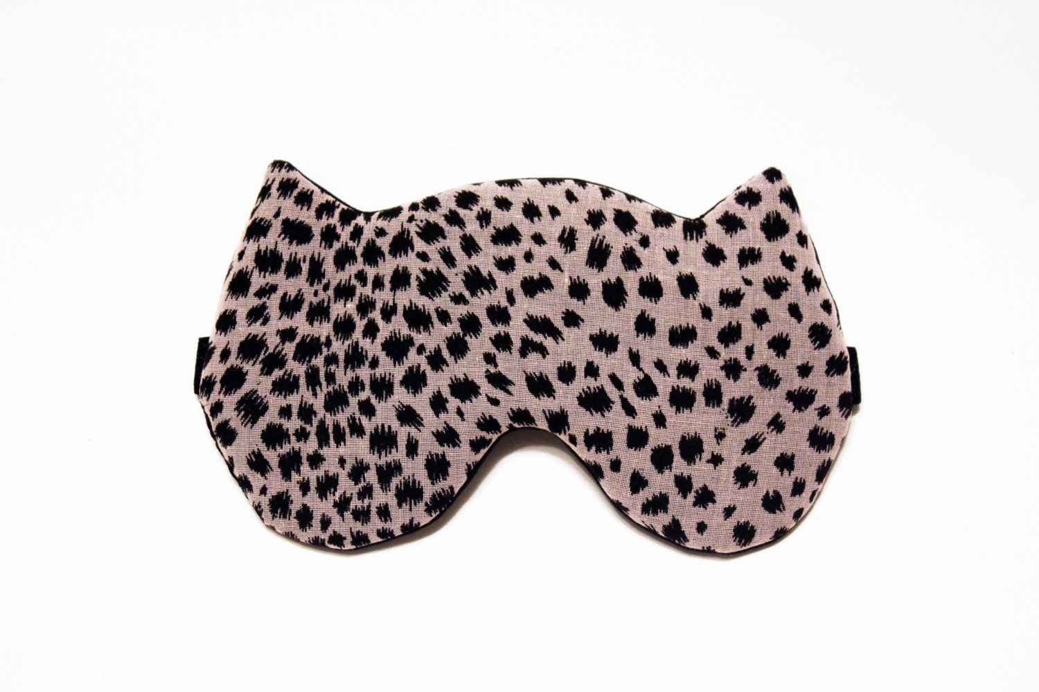Cat sleep mask Pink kitty night eye mask Animal print