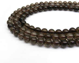 Smoky Quartz, Smokey Quartz Smoky Quartz Beads Smokey Quartz Beads 6mm Beads 8mm Beads 8mm Gemstone Beads 6mm gemstone beads, Natural Stone