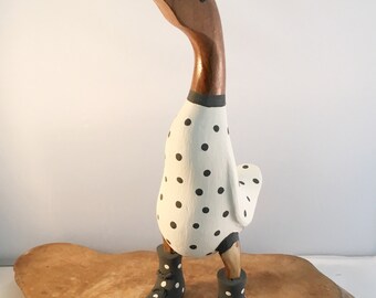 Small Wooden Duck aka Grey Boots