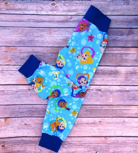 Toddler Max Joggers Bubble Guppies Inspired Pants By Theclothones