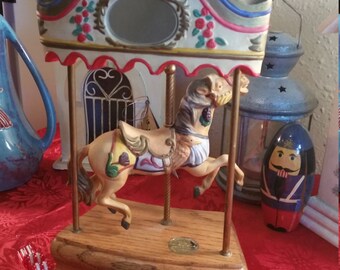 Carousel Music Box, Willitts Designs, Tobin Fraley Carousel, American Carousel Collection, Porcelain Carousel Horse, Collectible Carousel