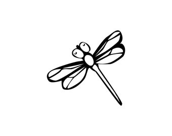 Dragonfly Car Decal | Etsy