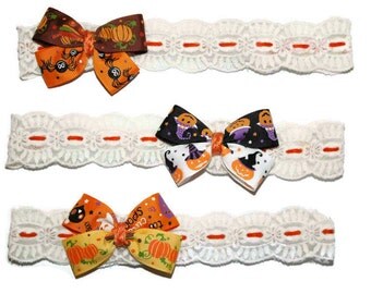 Baby halloween bow headband,fall headband,halloween hair accessories,halloween hair clip,newborn halloween costume,toddler halloween costume