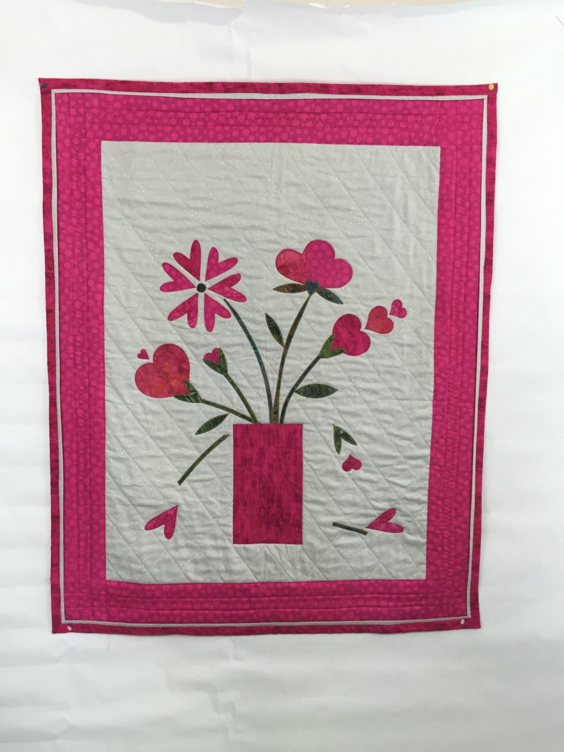 PIECES for Valentine's Day Quilt Wall by AmazingAppliqueKits