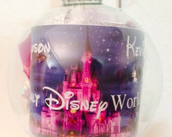 Personalized Disney Engagement Ornament