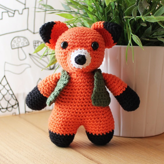 Fox - Animalius. Amigurumi Pattern PDF.