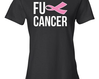 F*ck Cancer Awareness Shirt Cancer Survivor Gift Breast Cancer Awareness TShirt Cancer Survivor Shirt Mens Tee Ladies Tee - JM251