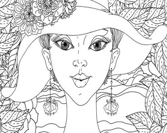 Adult Coloring Book Printable Coloring Pages by JoenayInspirations