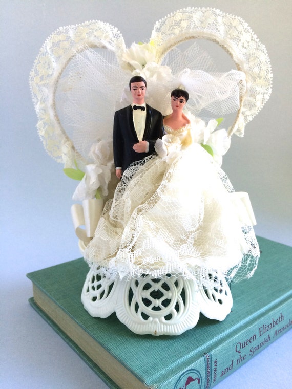 Vintage Wedding Cake Topper Vintage Cake Topper 1960's