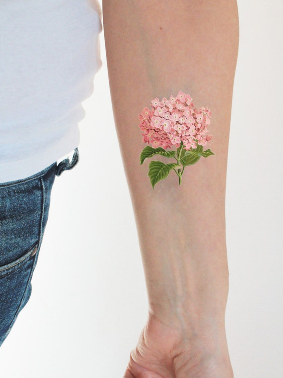 tatouage temporaire hortensia tatouage temporaire fleur tatouage temporaire hortensia tatouage temporaire fleur