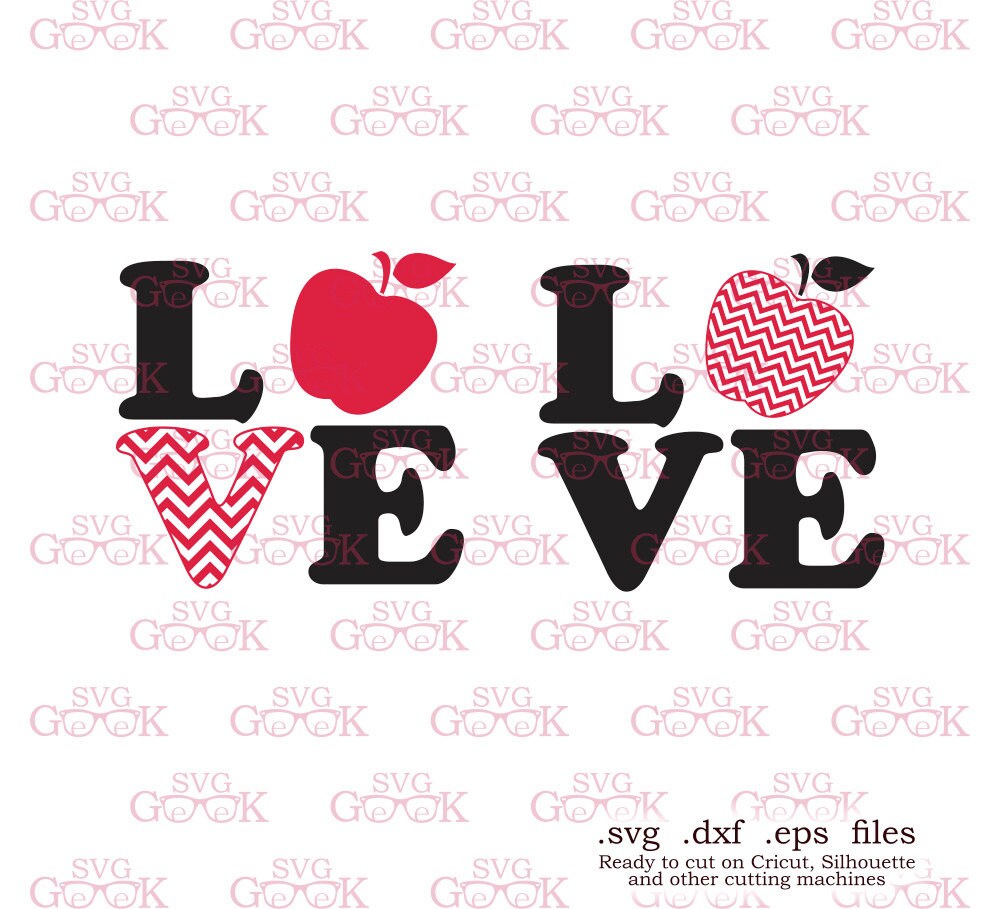 Download Teacher SVG cut files Love Teacher SVG cut files for