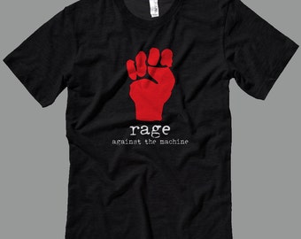 rage against the machine fist t shirt