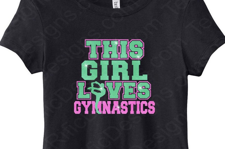 Gymnastics t shirt girls gymnastics shirt gymnast gift team