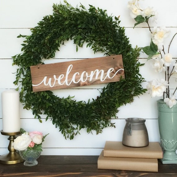 Welcome Sign Rustic Wood Sign Farmhouse Decor Welcome Sign Rustic Wood Sign Farmhouse Decor