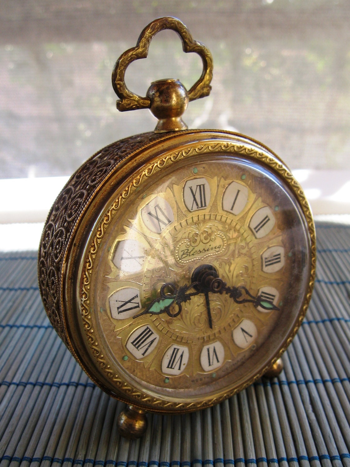 Vintage West German Blessing Clock