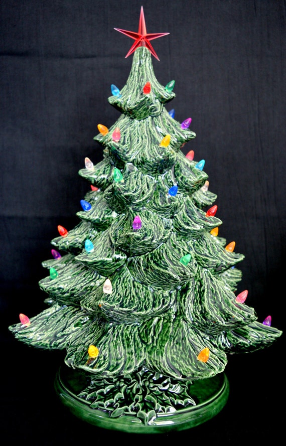vintage christmas tree light xl ceramic holiday vintage christmas tree light xl ceramic holiday