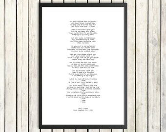 Maya Angelou Printable Poetry Art 'Still I Rise' Instant Download Digital Art Print Activist Poem Literature Poster Inspirational Poetry