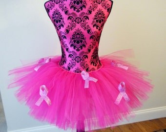 Breast Cancer Awareness Tutu, Running Tutu, Pink Tutu, Cancer Ribbon Tutu, Race Tutu, Breast Cancer Tutu, Think Pink Tutu